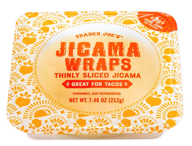 YES the Jicama Wraps “Tortillas” are GOOD One Run to Trader Joe’s